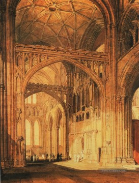  roman - Innere der Kathedrale von Salisbury romantischem Turner